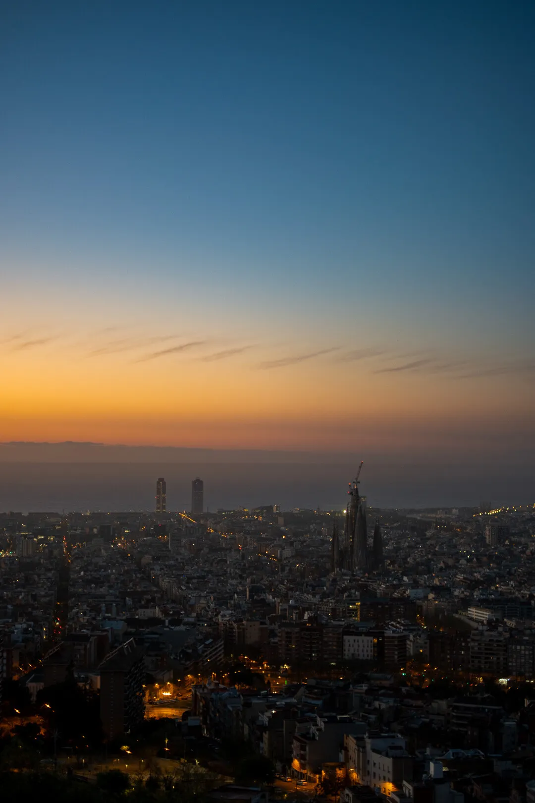 skyline sunrise